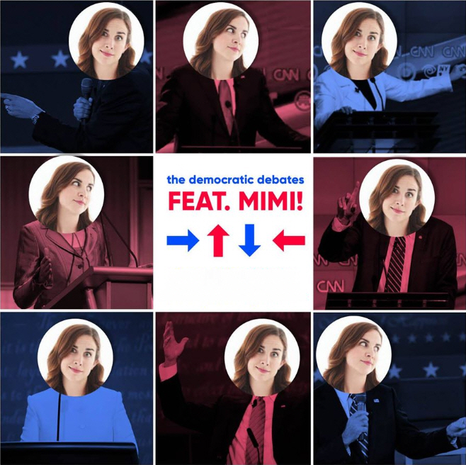 Becky Chicoine: "The Democratic Debates—Featuring Mimi!"